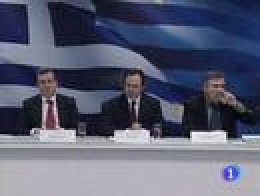 Telediario 1 - Grecia coloca 1.625 millones