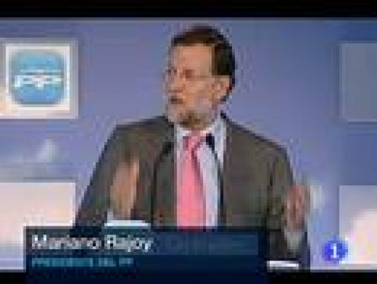 Telediario 1 - PP y PSOE, enfrentados por los recortes sociales