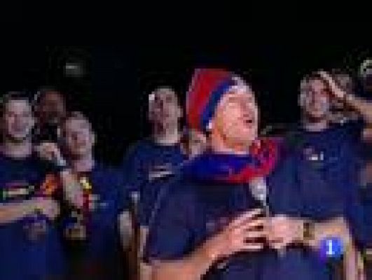 Telediario 1 - El Barça, a un paso del alirón