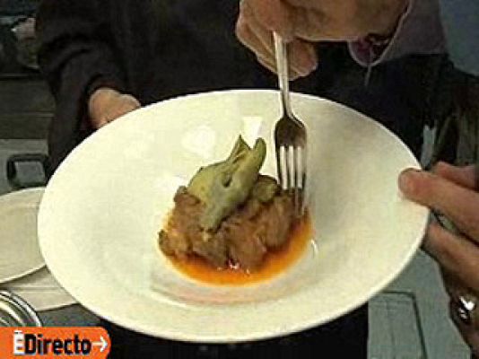 RTVE Cocina - Cordero con alcachofas
