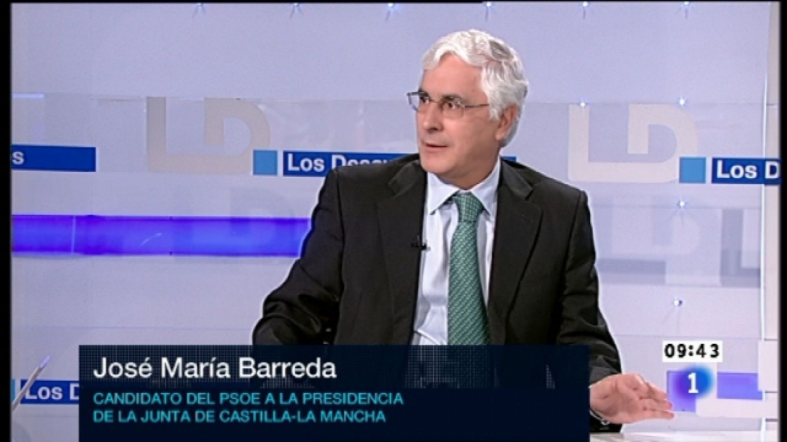 Los desayunos de TVE - Jose María Barreda, candidato del PSOE a la presidencia de la Junta de Comunidades de Castilla-La Mancha