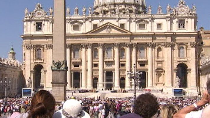 Telediario 1 - Supuesto terremoto en Roma