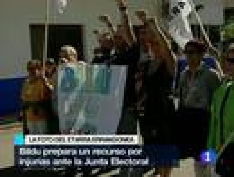 Bildu prepara un recurso ante la Junta Electoral por injurias tras el cartel exhibido por un etarra