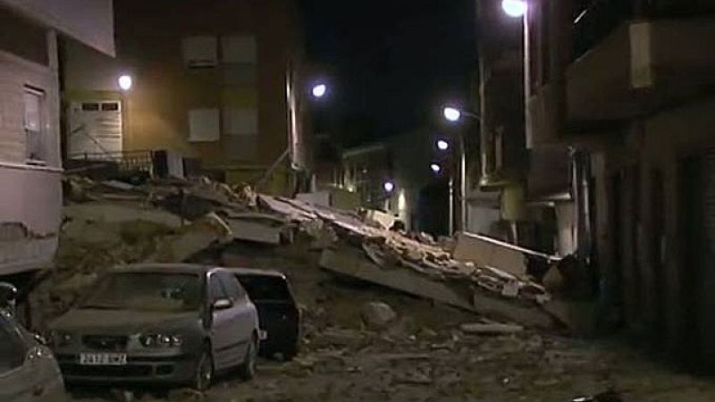 El compañero de España Directo vivió el desplome de la iglesia de San Diego, en Lorca