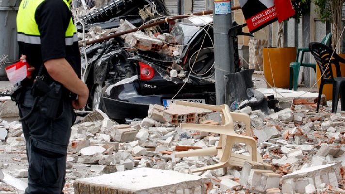 Telediario 1 - Funeral por las víctimas en Lorca