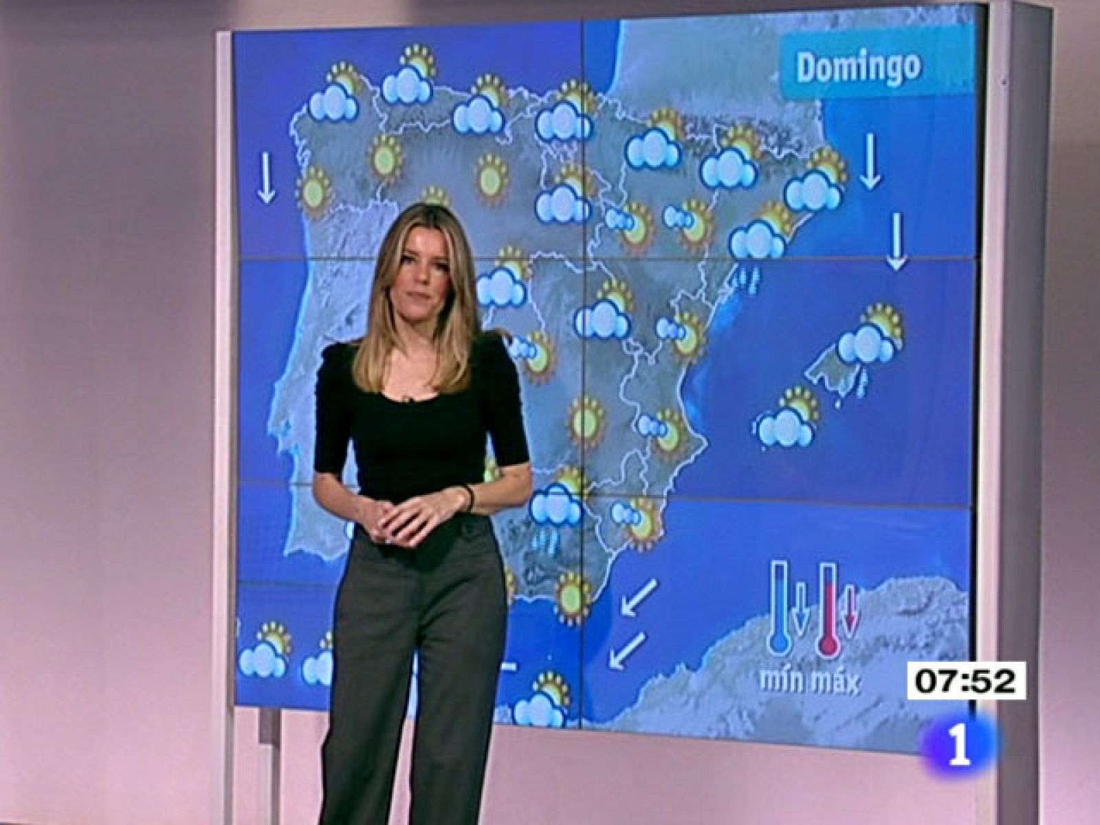 Lluvias débiles y dispersas en gran parte del país