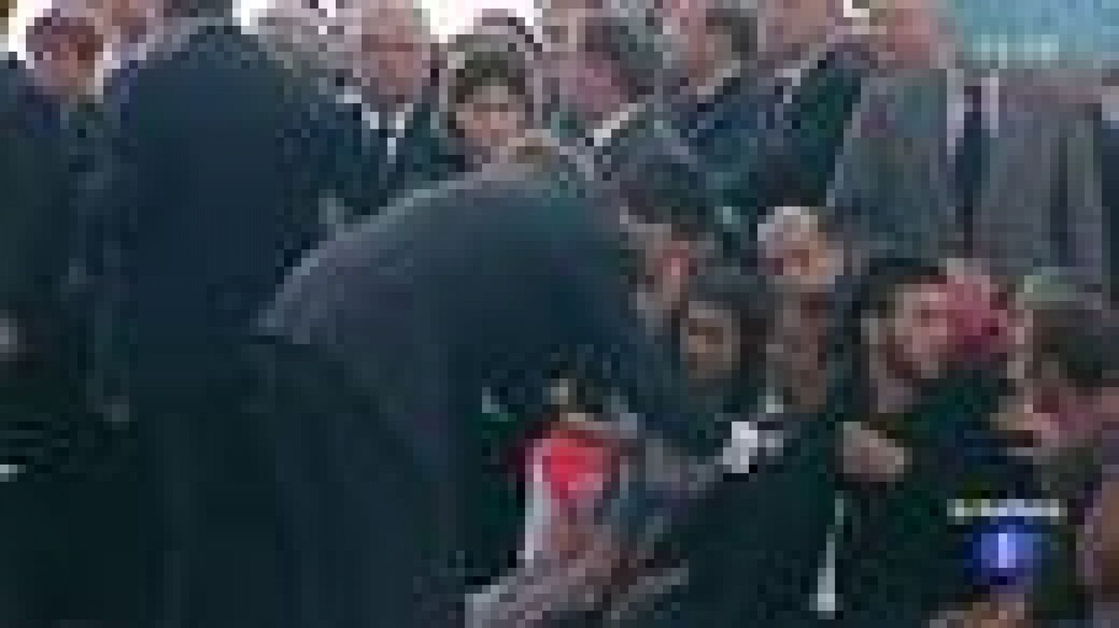 Los Príncipes de Asturias asisten al funeral por las víctimas del terremoto | Ver