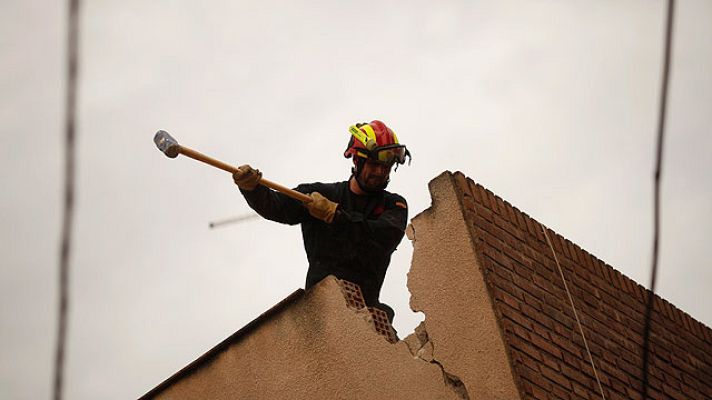 Telediario 1 - Rescatadores en Lorca