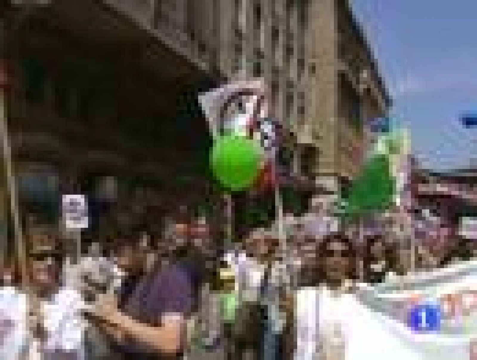 Telediario 1: Manifestación en Barcelona  | RTVE Play