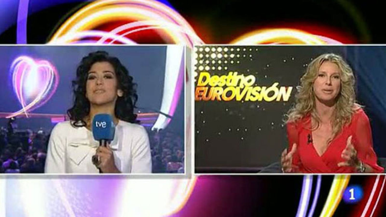 Final Eurovisión 2011 - Conexión en directo con Lucía Pérez antes de la final | Ver