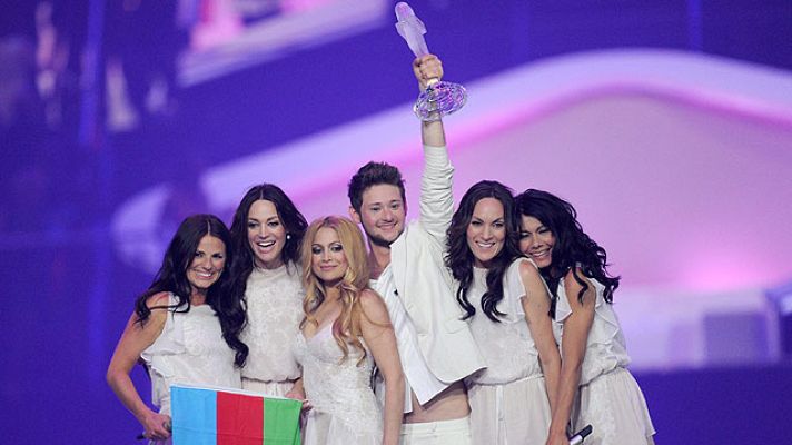 Telediario 1 - Azerbayán gana Eurovisión