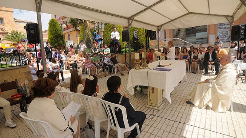 Domingo con muy pocas comuniones en Lorca