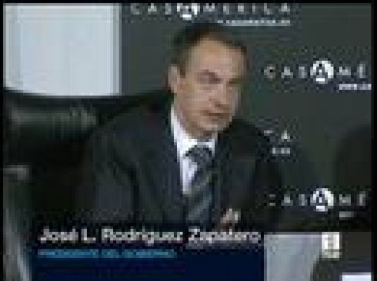 Zapatero diserta con Garzón