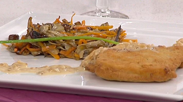 RTVE Cocina - Escalopines rellenos de jamón-queso