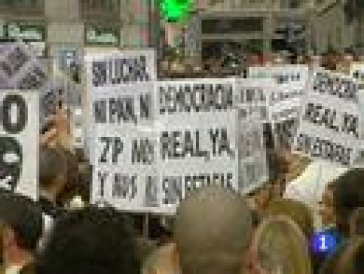 Telediario 1 - Movimiento 15-M