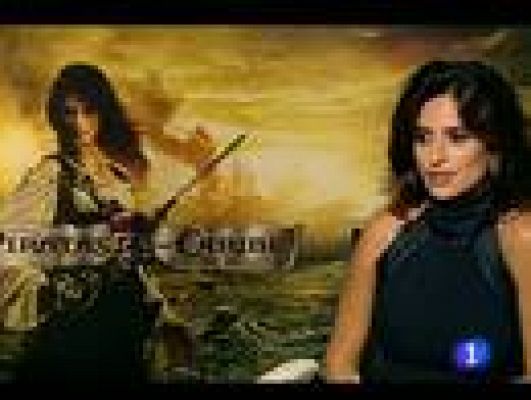 Telediario 1 - Penélope desembarca en Madrid