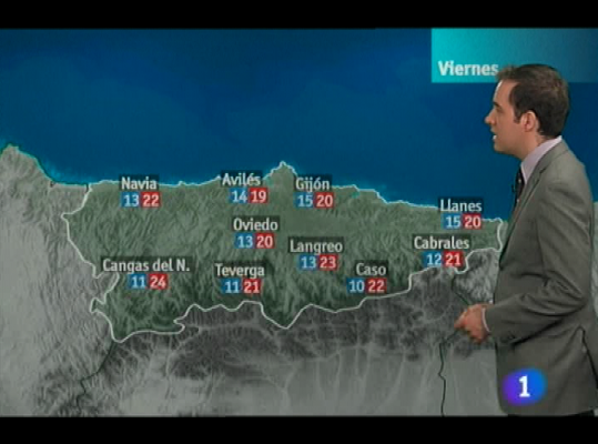 Panorama Regional - El tiempo en la Comunidad de Asturias - 19/05/11