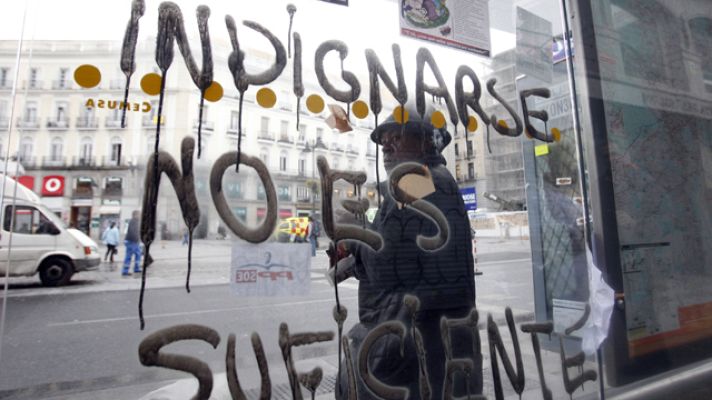 Telediario 1 - La JEC analiza las acampadas