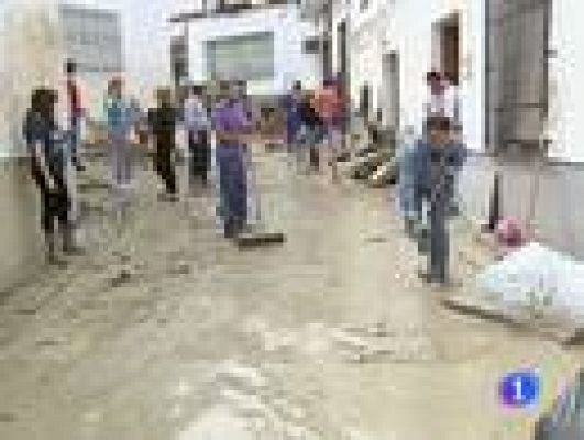 Telediario 1 - Inundaciones en Córdoba