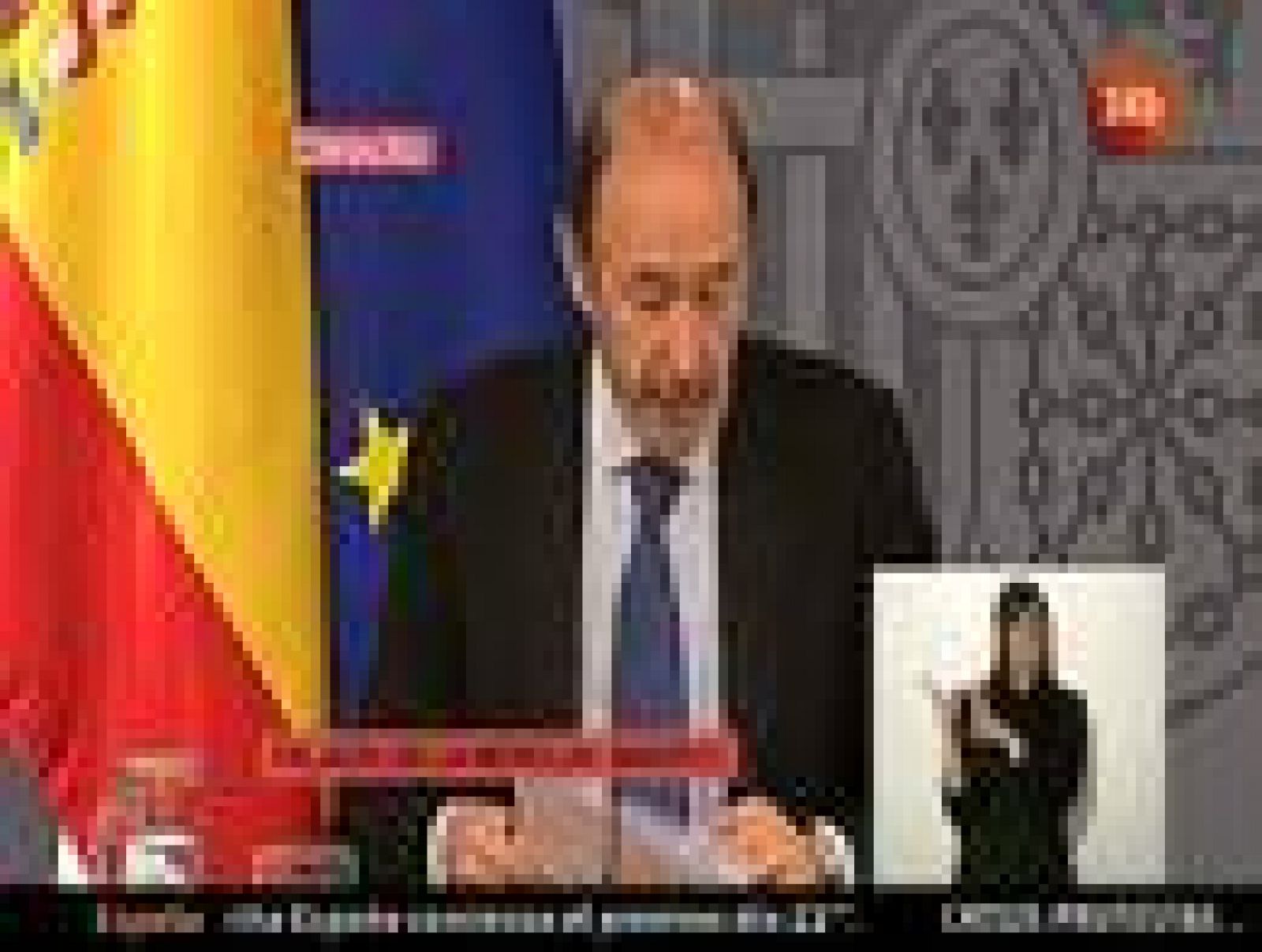 Rubalcaba dice que el dispositivo policial es el  habitual de otras campañas pese a las movilizaciones