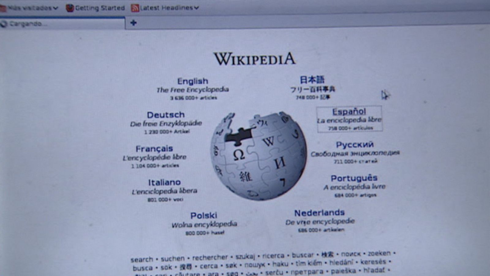 Wikipedia está entre las diez páginas más consultadas por los españoles