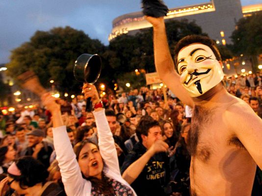 Concentraciones en apoyo al 15-M