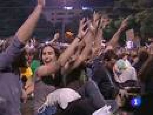 Telediario 1 - Concentraciones en otras ciudades