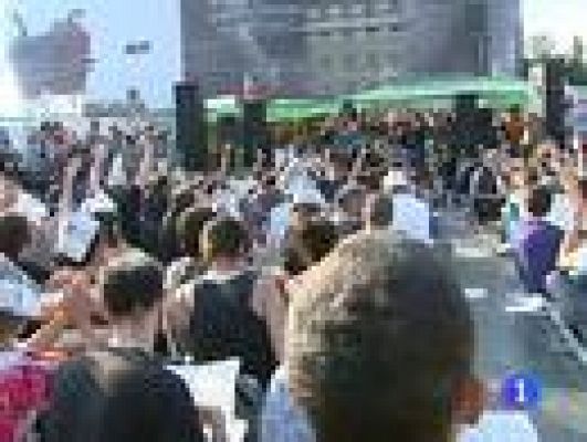 Telediario 1 - Movilizaciones en Barcelona