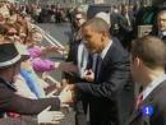 Telediario 1 - Obama, en Irlanda