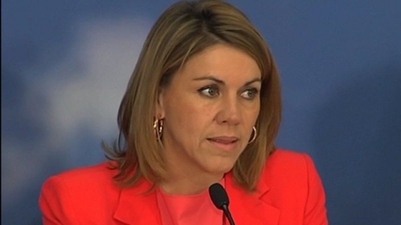 Cospedal se marca como objetivo la austeridad y la recuperación económica