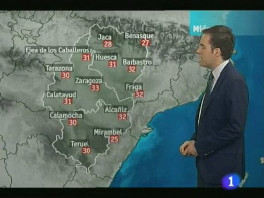 El tiempo en la Comunidad de Aragón - 25/05/11