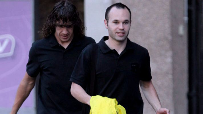 Telediario 1 - El Barça aterriza en Londres