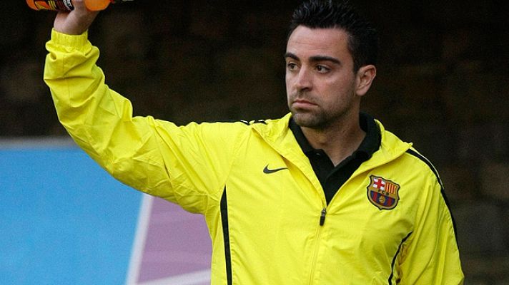 Telediario 1 - El Barça entrena en Inglaterra