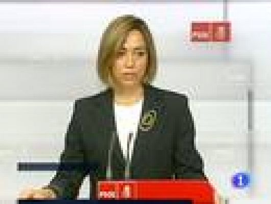 Telediario 1 - Carme Chacón, renuncia