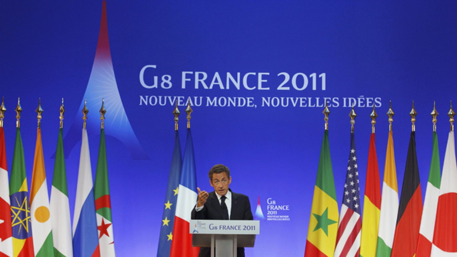 El G-8 acuerda en Francia apoyar la transición democrática en los países árabes