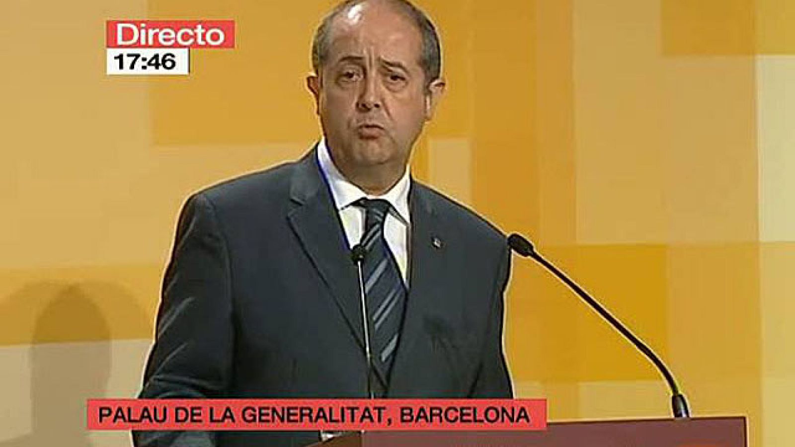 El conseller de Interior, Felip Puig, defiende la actuación de los Mossos en plaza de Catalunya