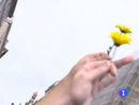 Telediario 1 - Indignados en Sol