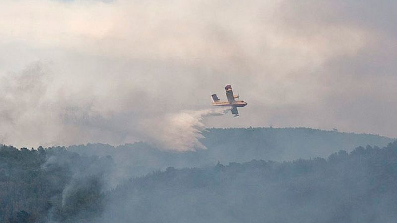 En Ibiza se ha conseguido que las llamas no avancen