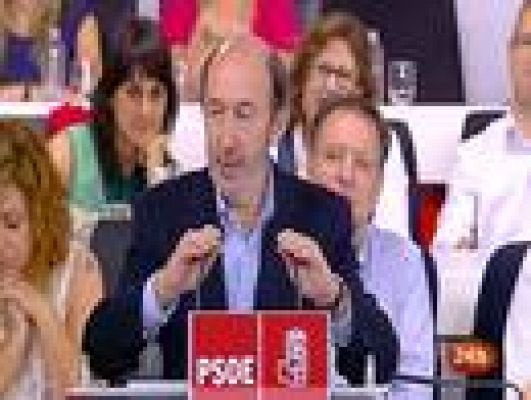 Telediario 1 - Discurso de Rubalcaba
