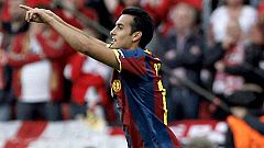 Pedro adelanta al Barça (1-0)