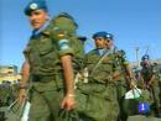 Telediario 1 - Cascos Azules de la ONU