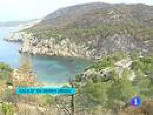 Telediario 1 - Labores de extinción en Ibiza