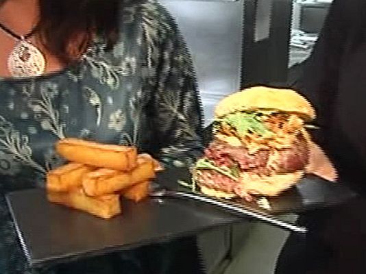 España Directo - Hamburguesa con foie y queso