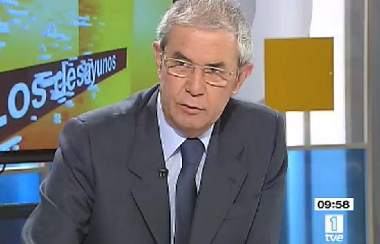 Emilio Pérez Touriño, presidente de Galicia, pide en 'Los Desayunos' de Televisión Española un modelo de financiacíon equilibrado.