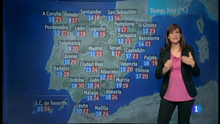 Tormentas en el noreste peninsular