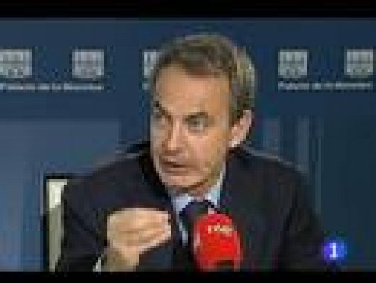 Telediario 1 - Zapatero asume la perdida de votos