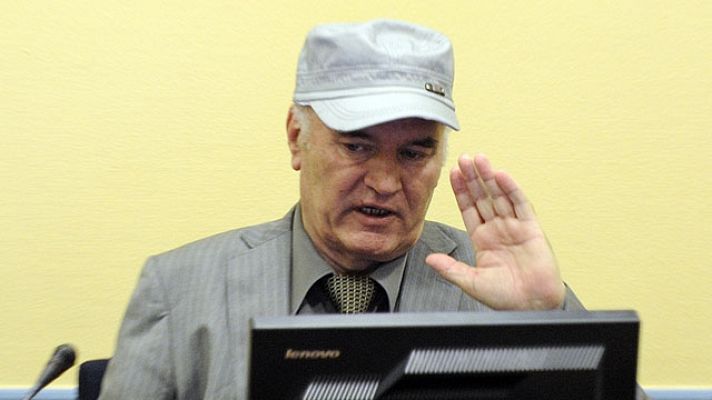 Ratko Mladic comparece en La Haya