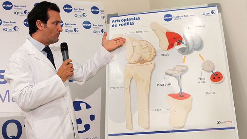 El rey estará dos o tres semanas con muletas 