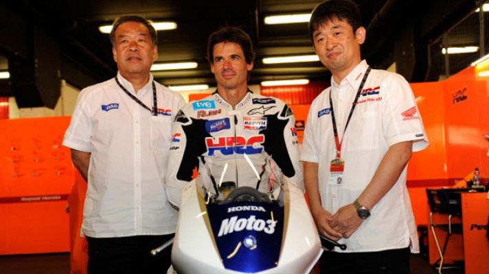  - 'Crivi' prueba la Moto3 de Honda