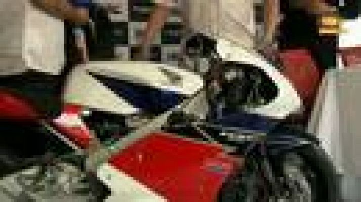  - 'Crivi' prueba la Moto3 de Honda